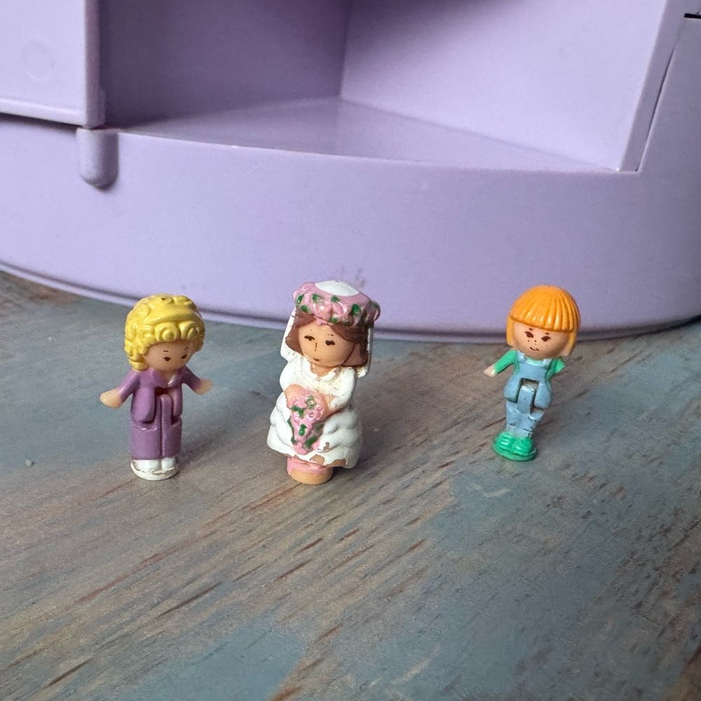 Polly Pocket 1991 Vintage Bluebird Pullout Playhouse Jewelry Box - Picture 6 of 16